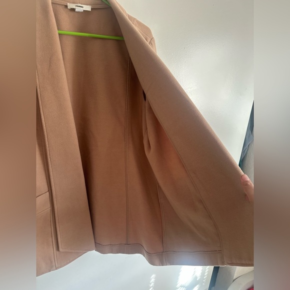 Tan Open Front Blazer - Picture 5 of 8